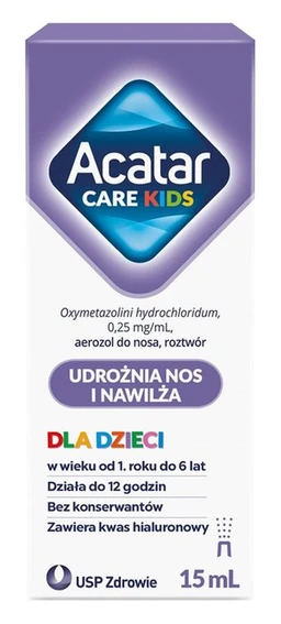 Acatar Care Kids 0,25 mg/ml aerozol do nosa, roztwór 