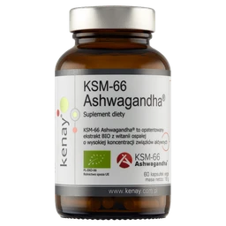 Ashwagandha KSM-66 kapsułki 