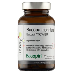 Bacopa monniera Bacopin 50% EU kapsułki 