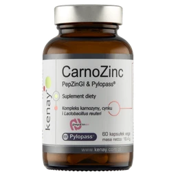 CarnoZinc PepZinGl & Pylopass kapsułki 