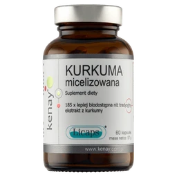 Kurkuma micelizowana Kenay, suplement diety 