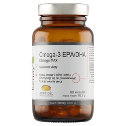 Omega-3 EPA/DHA EZmega max 1000 mg kapsułki 