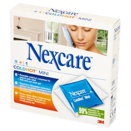 Nexcare ColdHot Mini - zimno-ciepły okład wielokrotnego użytku, 11 x 12 cm 