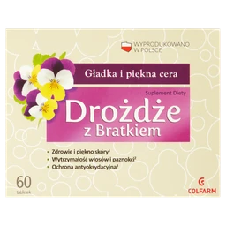 Drożdże z bratkiem tabletki 