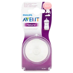 Avent Natural, smoczek do butelki, trójprzepływowy, 3m+ SCF655/27 