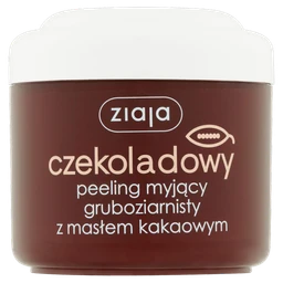 Ziaja, czekoladowy peeling myjący gruboziarnisty z masłem kakaowym 