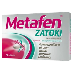 Metafen Zatoki 200 mg+30 mg tabletki 