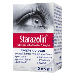 Starazolin 0,5 mg/ml krople do oczu 