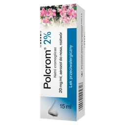 Polcrom 2% 20 mg/ml aerozol do nosa, roztwór 