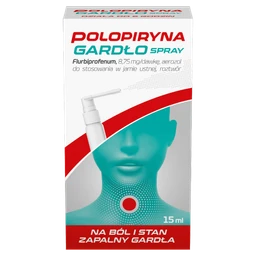 Polopiryna Gardło Spray 8,75 mg/dawkę aerozol do stosowania w jamie ustnej, roztwór 