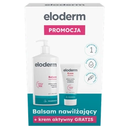 Eloderm, balsam nawilzajacy, 400 ml + krem aktywny 