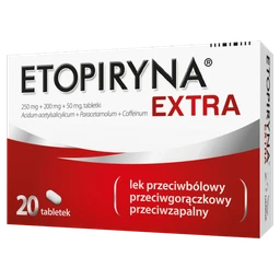 Etopiryna Extra 250 mg+200 mg+50 mg tabletki 