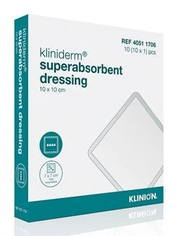 Opatrunek Kliniderm Superabsorbent 10 x 10 cm 