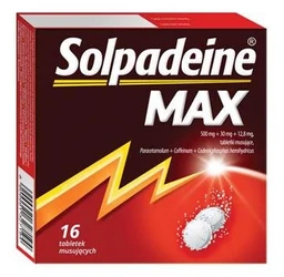 Solpadeine Max 500 mg + 30 mg + 12,8 mg tabletki musujące 