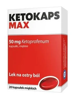 Ketokaps Max 50 mg kapsułki miękkie 