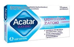 Acatar Zatoki 200 mg+30 mg tabletki powlekane 