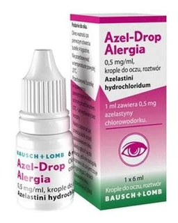 Azel-Drop Alergia 0,5 mg/ml krople do oczu, roztwór 