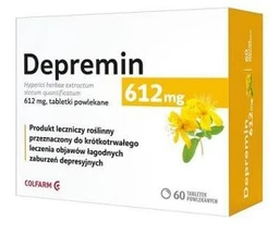 Depremin 612 mg tabletki powlekane 