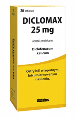 Diclomax 25 mg tabletki powlekane 