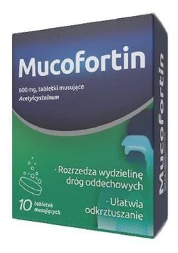 Mucofortin 600 mg tabletki musujące 