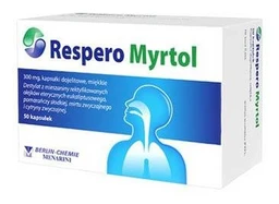 Respero Myrtol 300 mg kapsułki dojelitowe miękkie 