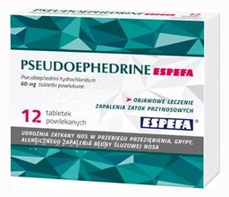 Pseudoephedrine Espefa 60 mg tabletki powlekane 