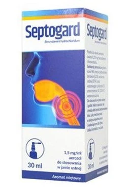 Septogard 1,5 mg/ml aerozol do stosowania w jamie ustnej 