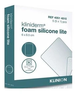 Opatrunek Kliniderm Lite Foam Silicone 6 x 8,5 cm 