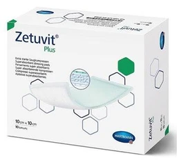 Opatrunek Zetuvit Plus 10 x 10 cm opatrunek z superabsorbentem 