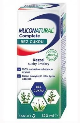 Muconatural Complete bez cukru syrop 