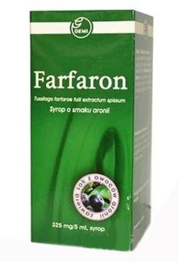 Farfaron 325 mg/5 ml syrop o smaku aronii 