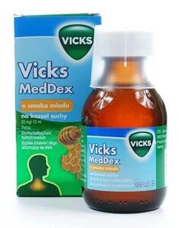 Vicks MedDex o smaku miodu na kaszel suchy 1,33 mg/ml syrop 