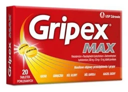 Gripex Max 500 mg+30 mg+15 mg tabletki powlekane 