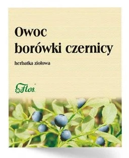 Owoc Borówki czernicy 1 g/g zioła do zaparzania 