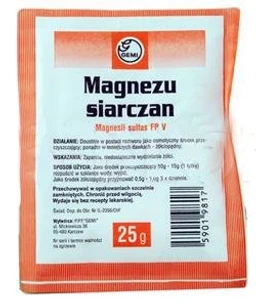 Magnezu siarczan Gemi 1 g/1 g proszek do sporządzenia roztworu doustnego 