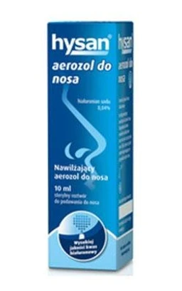 hysan aerozol do nosa 0,04% aerozol do nosa, roztwór 