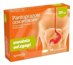 Pantoprazole APTEO MED 20 mg tabletki dojelitowe 