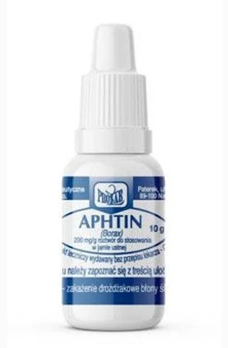 Aphtin 200 mg/g roztwór do stosowania w jamie ustnej 