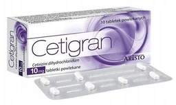 Cetigran 10 mg tabletki powlekane 