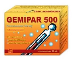 Gemipar 500 500 mg czopki doodbytnicze 