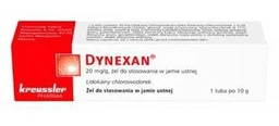 Dynexan 20 mg/g żel do stosowania w jamie ustnej 