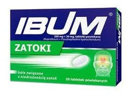 Ibum Zatoki 200 mg + 30 mg tabletki powlekane 