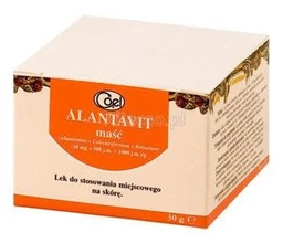 Alantavit (10 mg + 500 j.m. + 1000 j.m.)/g maść 