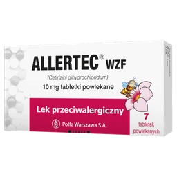 Allertec WZF 10 mg tabletki powlekane 