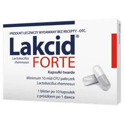 Lakcid forte 10 mld CFU kapsułki twarde 