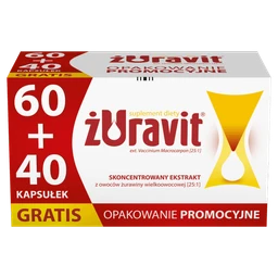 Żuravit 220 mg kapsułki elastyczne 