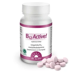 Dr. Jacob's B12 Active 5 mg+100 µg tabletki podjęzykowe 