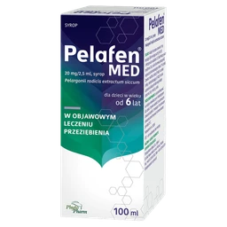 Pelafen MED syrop 20 mg/2,5 ml 