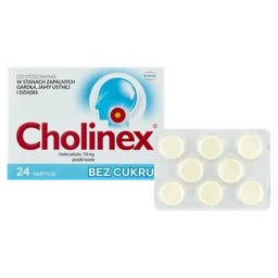 Cholinex bez cukru 150 mg pastylki twarde 