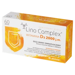 Lino Complex Witamina D3 2000 j.m. kapsułki 